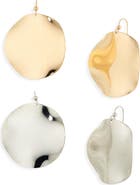 Tasha 2-Pack Assorted Circle Drop Earrings