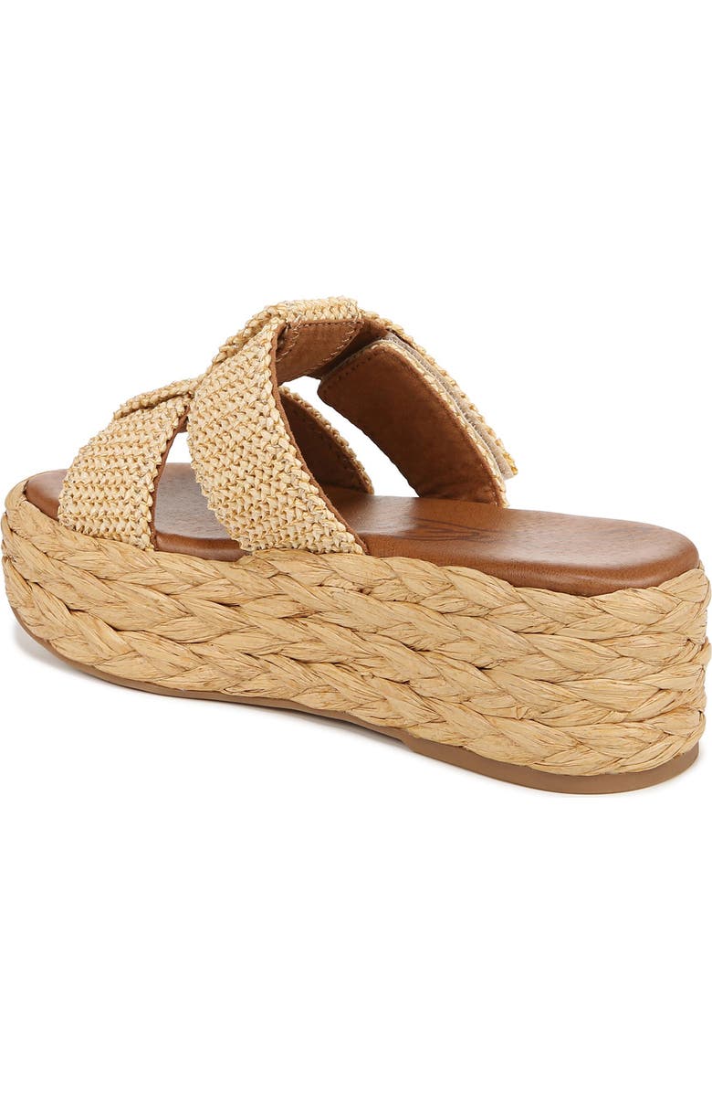 Zodiac Izzy Raffia Platform Sandal, Alternate, color, Natural Raffia