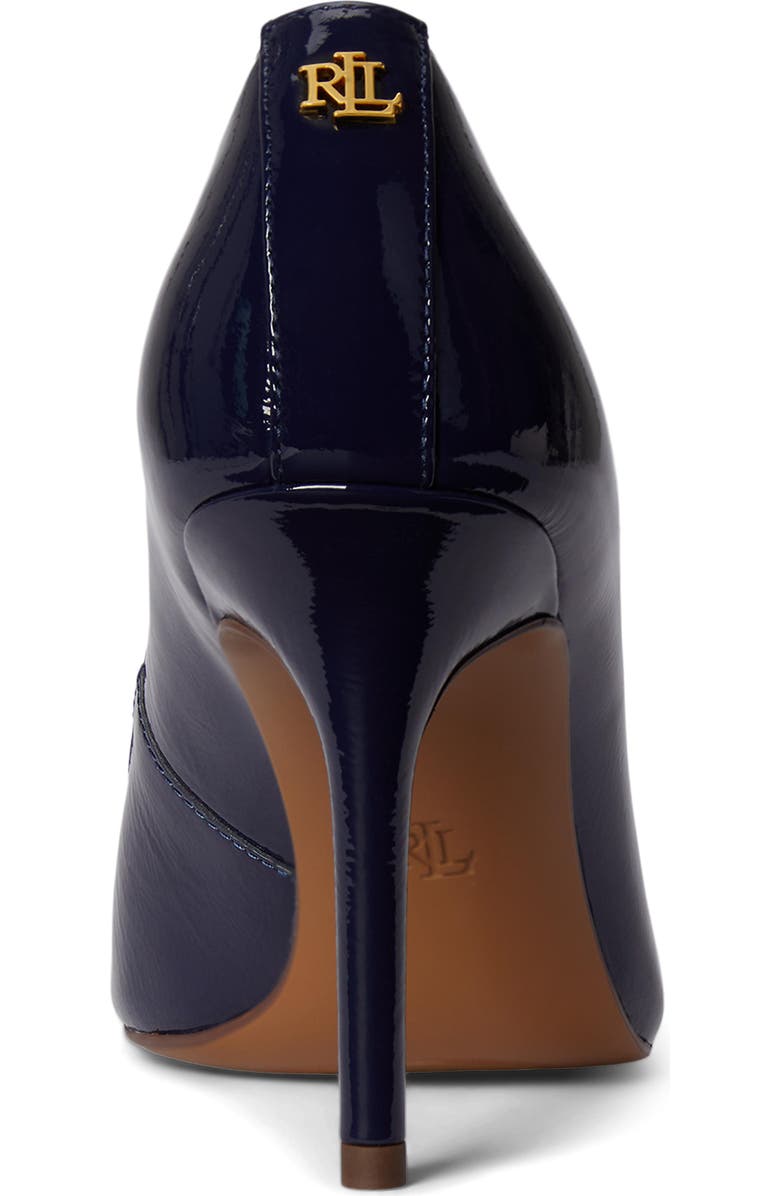 Ralph Lauren Lindella II Pointed Toe Pump, Alternate, color, Refined Navy