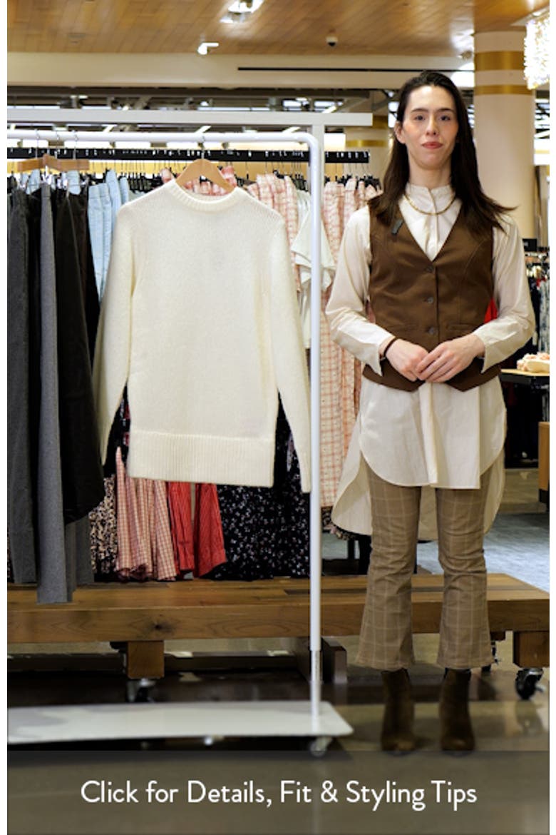 Liv Merino Wool & Cashmere Blend Sweater video