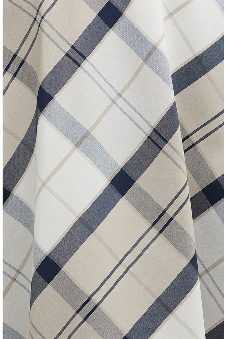 Kinsale Tartan Waterproof Raincoat, Alternate, color, DRESS NAVY TARTAN