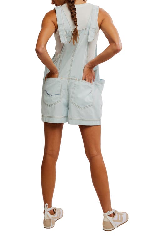 FREE PEOPLE FREE PEOPLE YOU'VE GOT THE LOVE SHORT OVERALLS