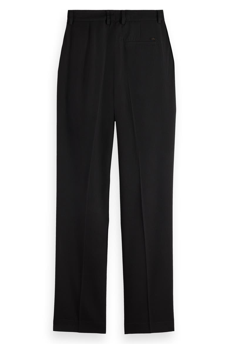 Robyn Relaxed Fit Gabardine Pants, Alternate, color, EVENING BLACK