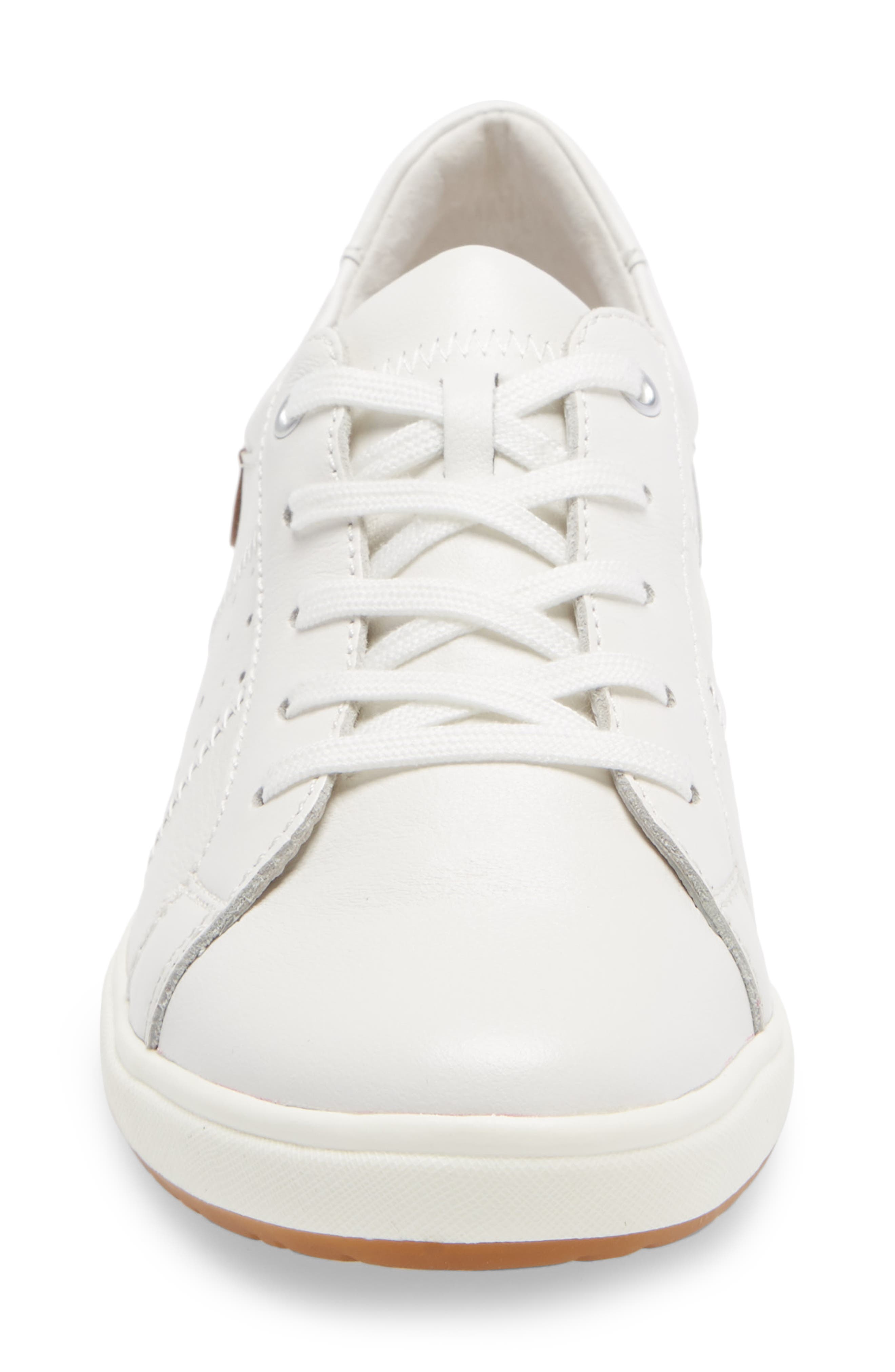 Josef Seibel Caren 01 Sneaker, Alternate, color, White Leather
