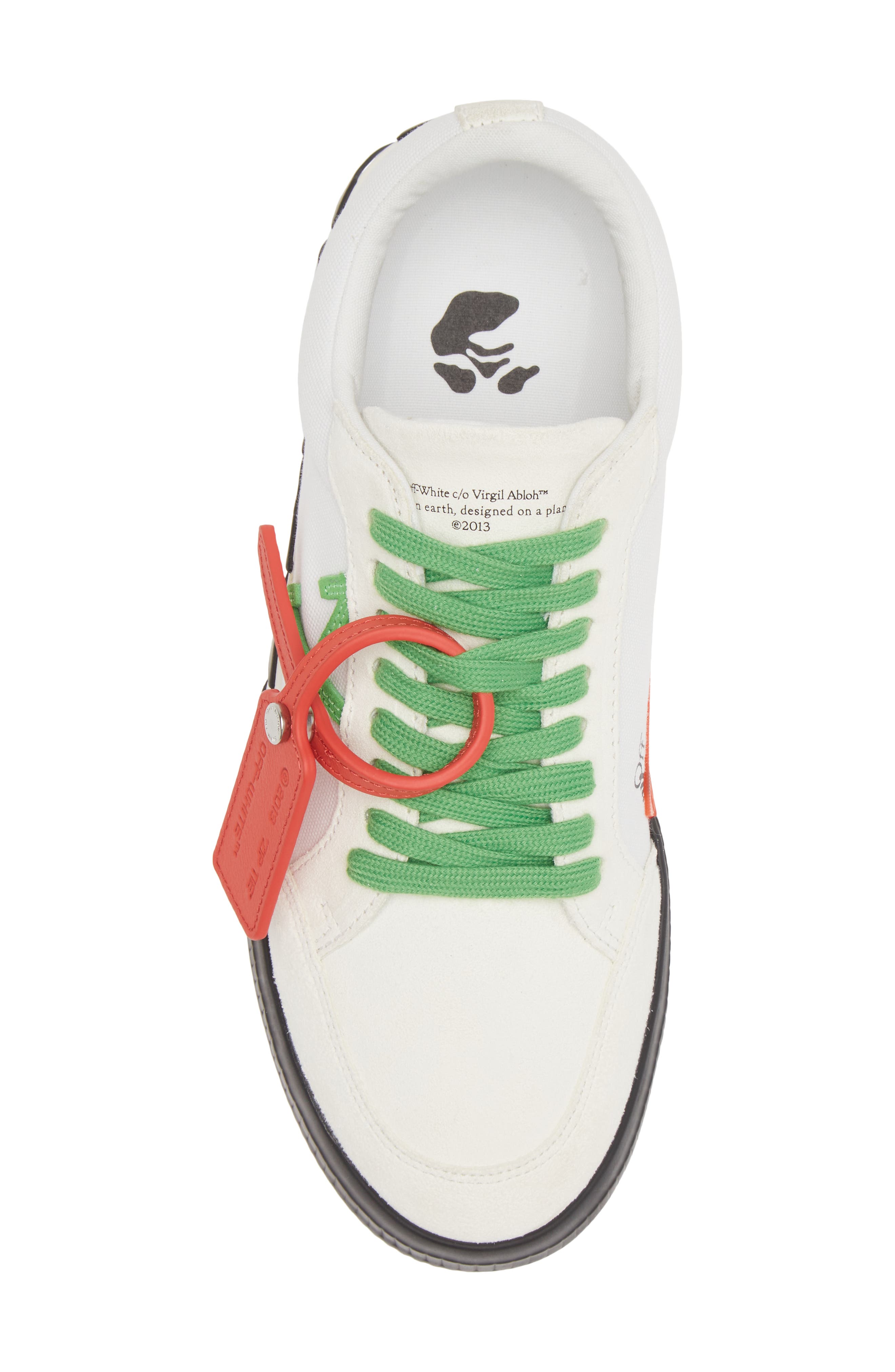 Off-White Vulcanized Low Top Sneaker, Alternate, color, 