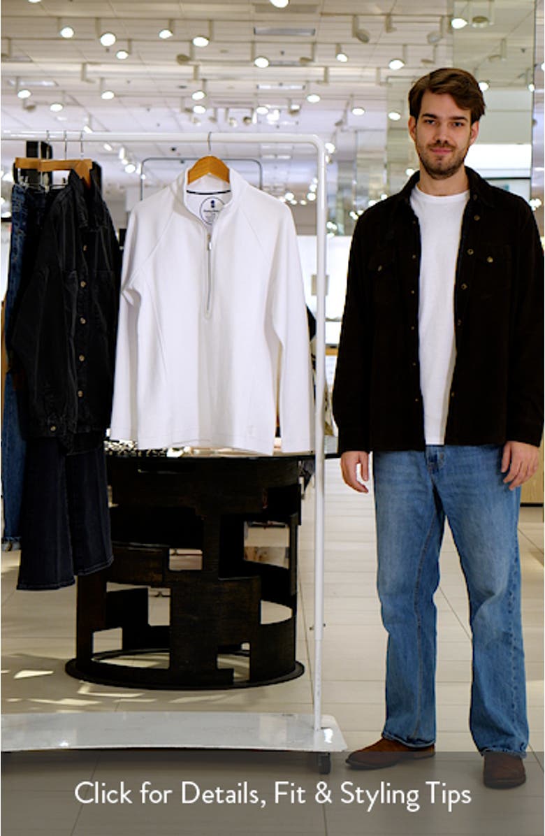 New Aruba Stretch Cotton Half Zip Pullover, sales video thumbnail