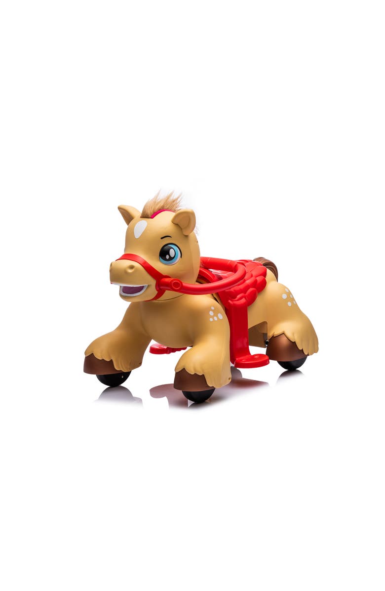 FREDDO 6V Horse Ride-on, Main, color, Brown