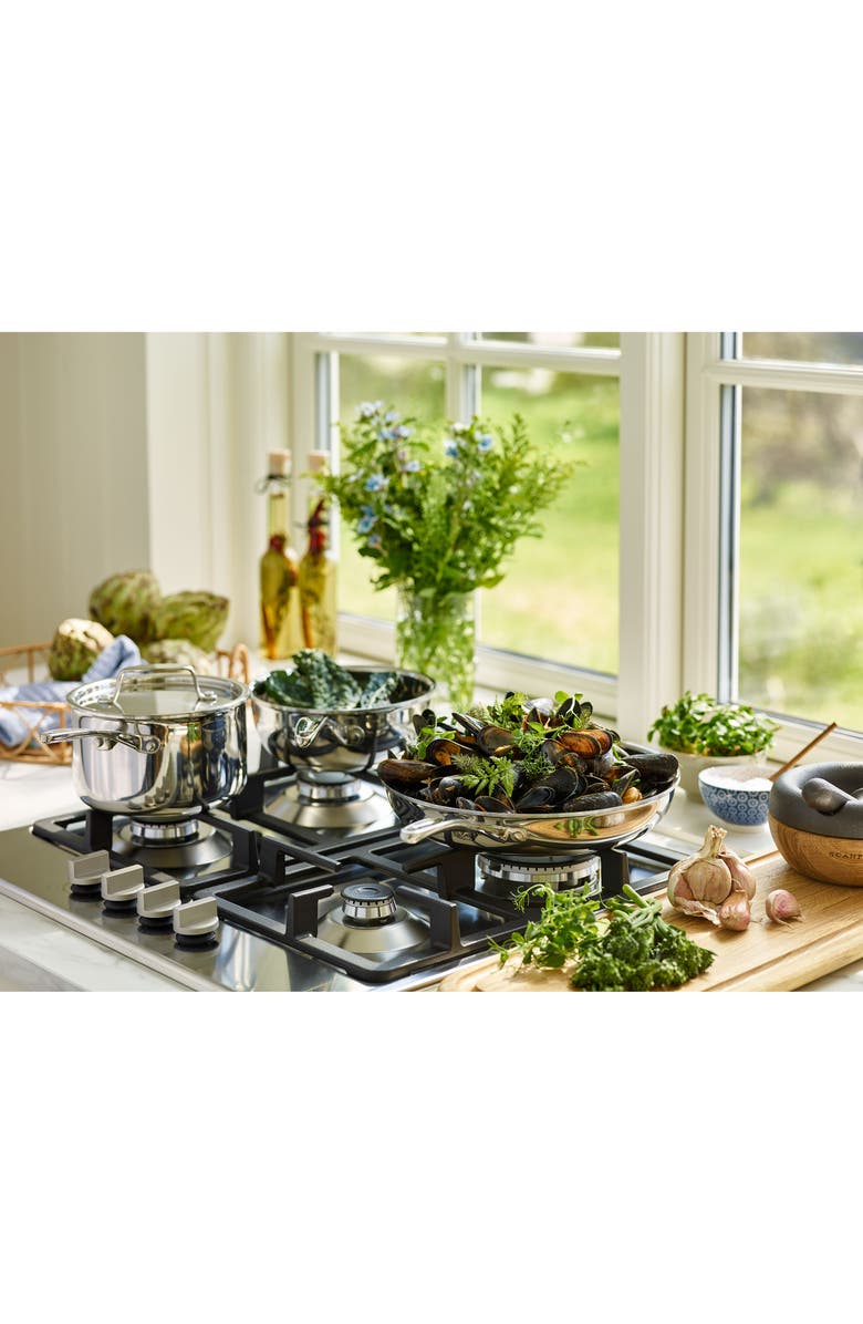 Scanpan Fusion 5 2-Quart Sauteuse Pan, Alternate, color, Silver