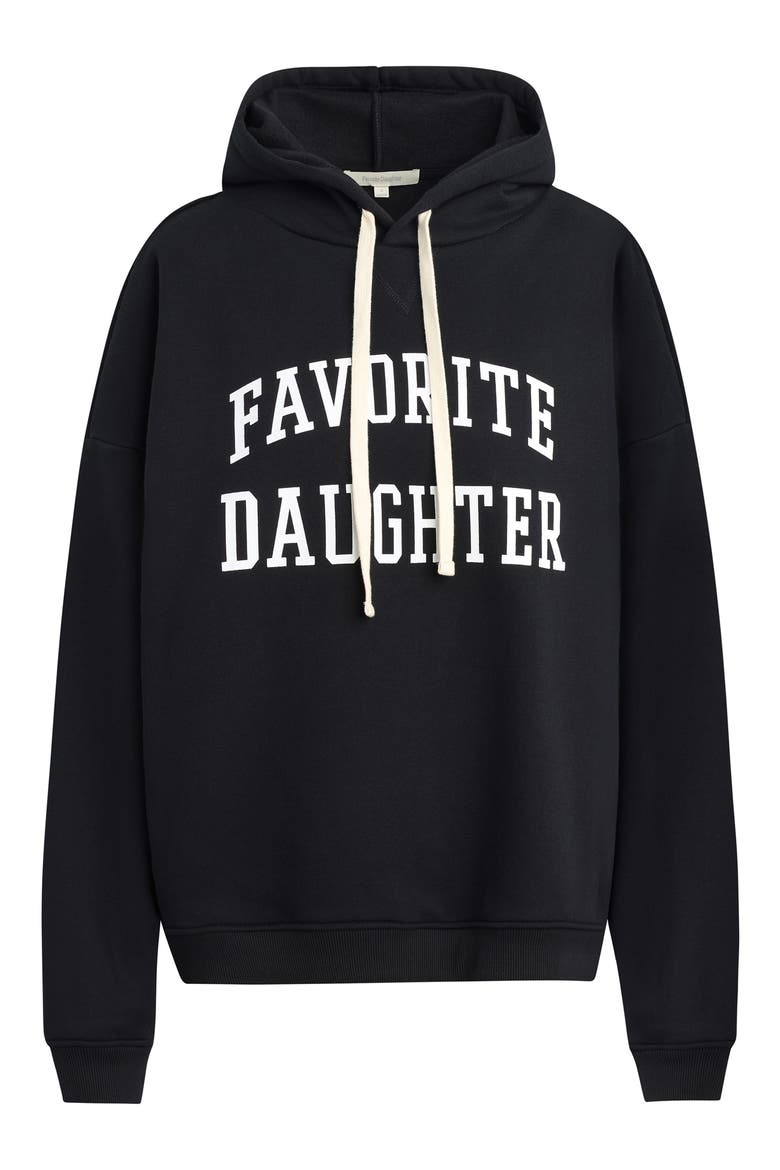 The Collegiate Graphic Hoodie, Alternate, color, BLACK