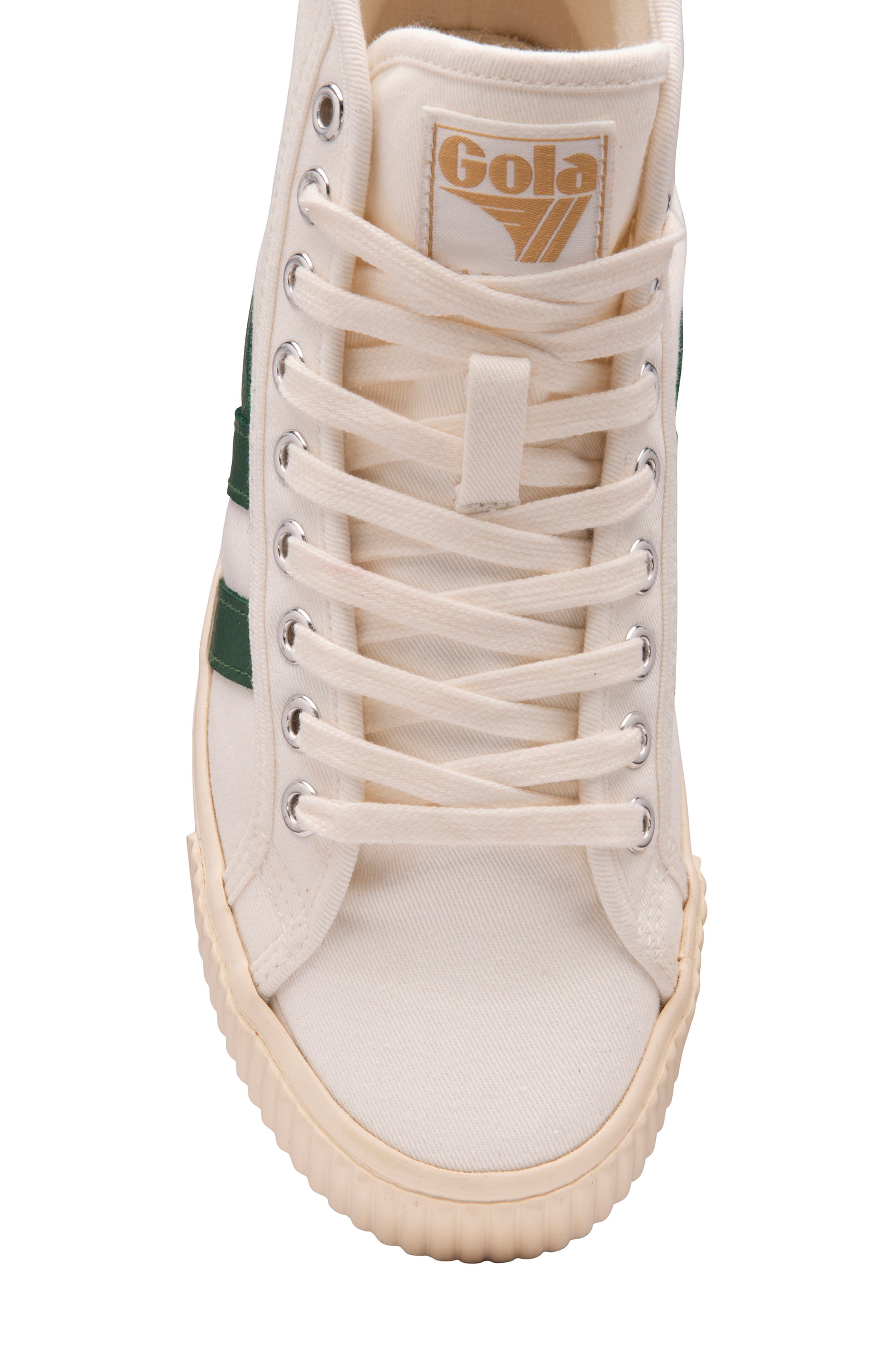 Tennix Mark Cox High Top Sneaker, Alternate, color, OFFWHITE/ GREEN