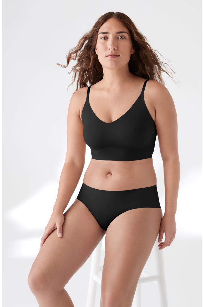 True Body Lift Triangle Bra, Alternate, color, BLACK