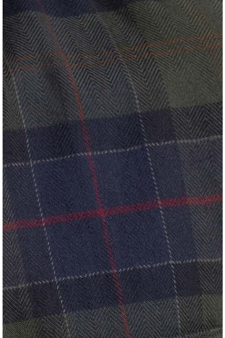 Kyeloch Tailored Fit Plaid Cotton Button-Down Shirt, Alternate, color, SHADOW CLASSIC TARTAN