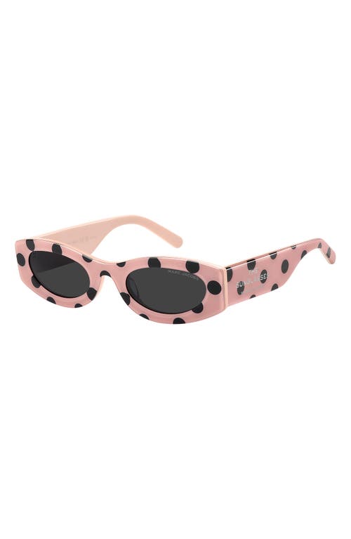 Marc Jacobs 51mm Oval Sunglasses In Pink