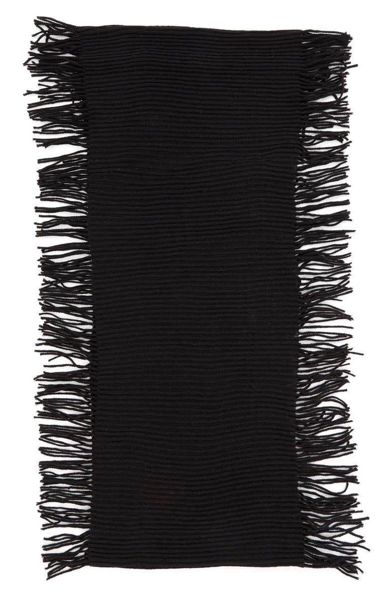 BP. Rib Knit Fringe Infinity Scarf, Alternate, color,