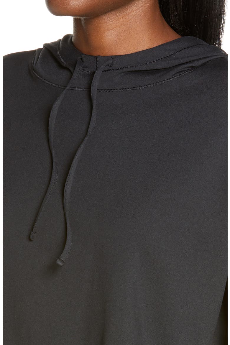 Relaxed Hoodie, Alternate, color, BLACK