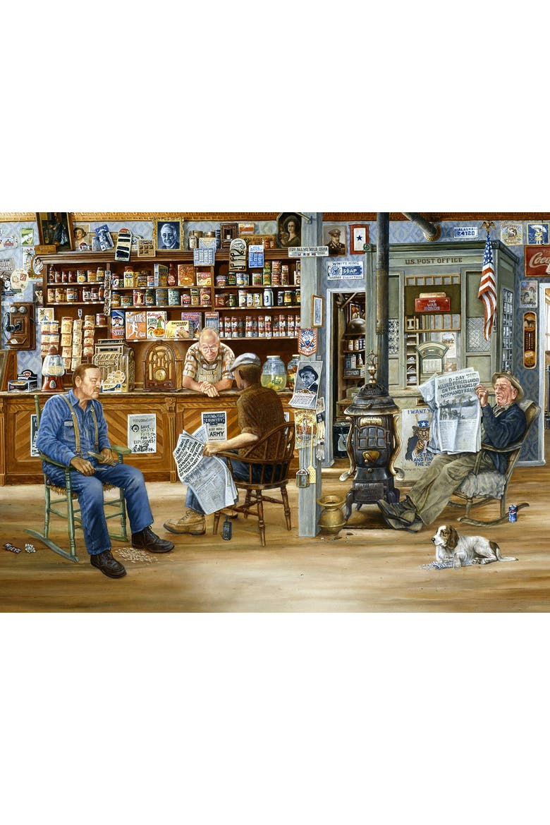 A Day at the Shop 500 piece Jigsaw Puzzle for Adults Large Pieces, Alternate, color, Multicolor