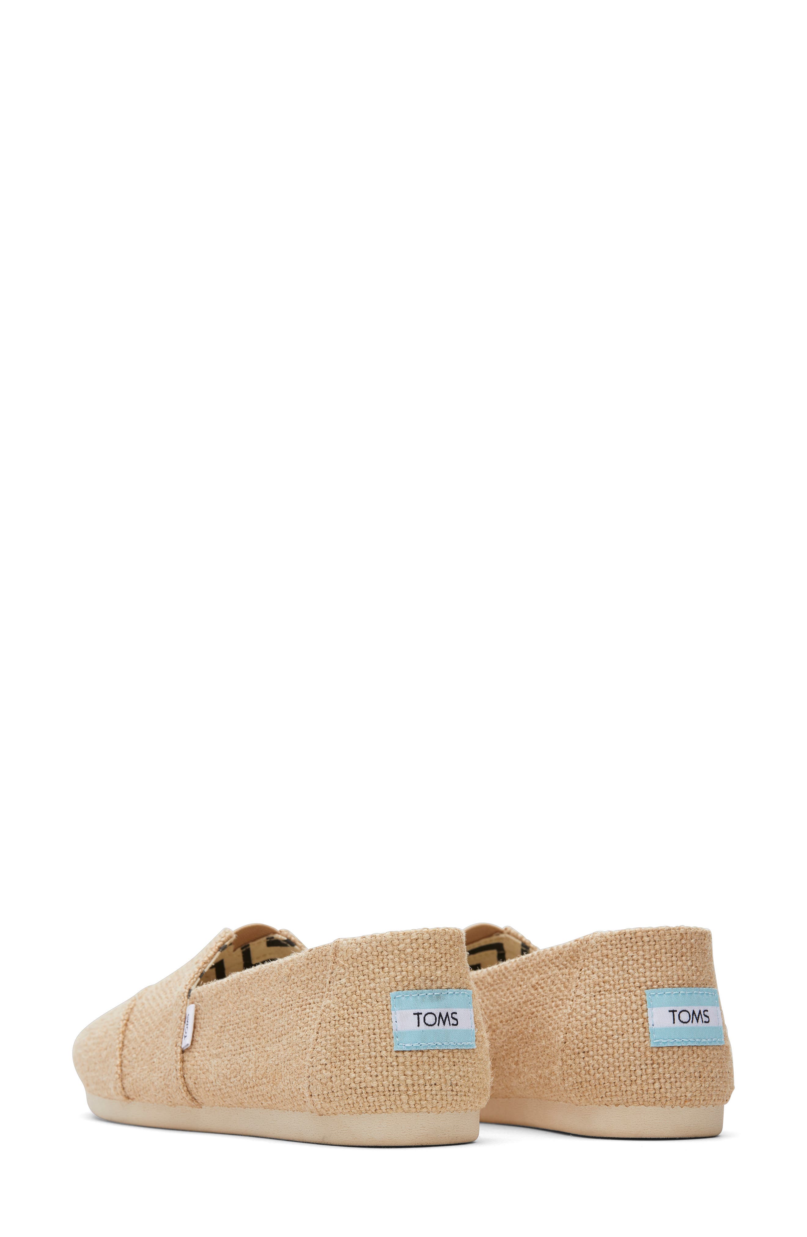 TOMS Classic Alpargata Slip-On, Alternate, color, Natural