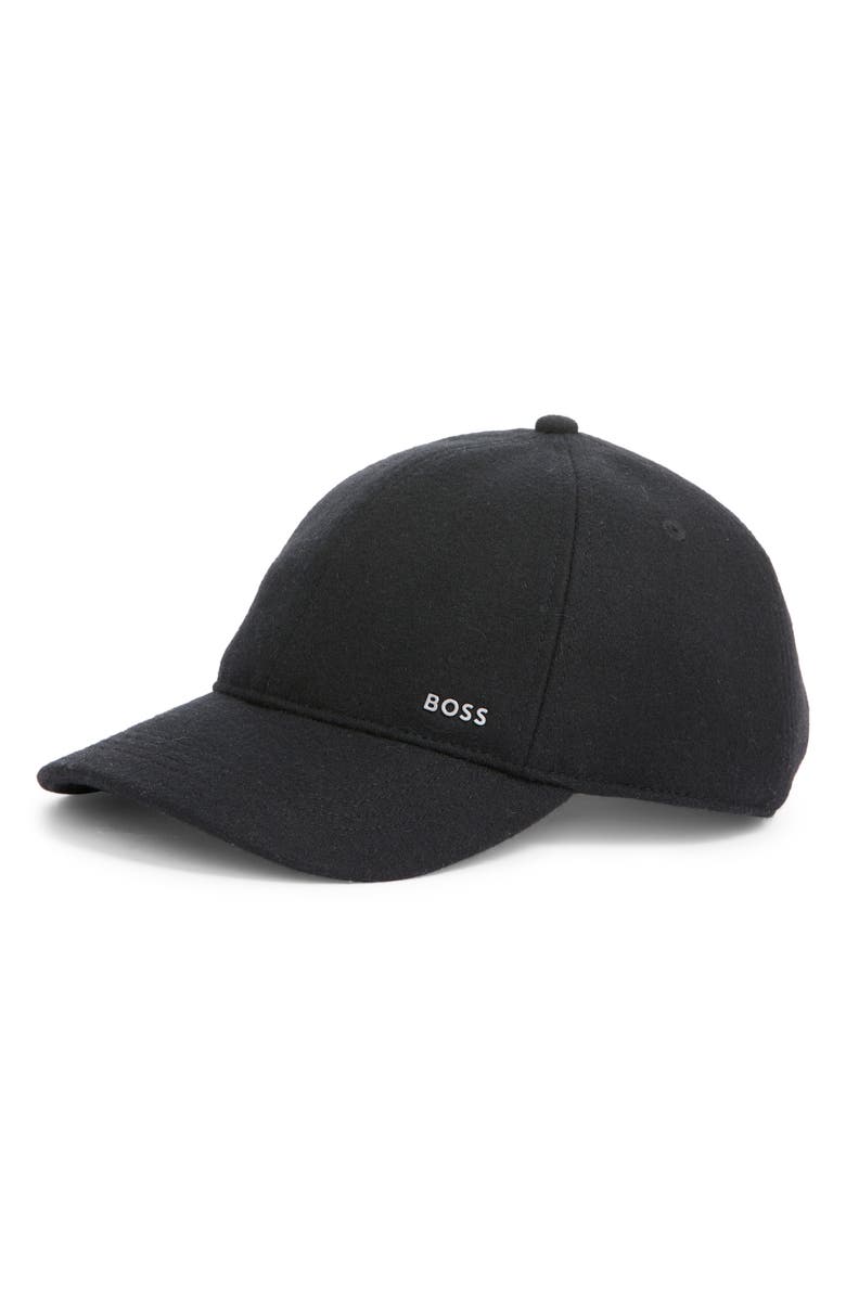 BOSS Zed Wool Blend Baseball Cap, Main, color, 