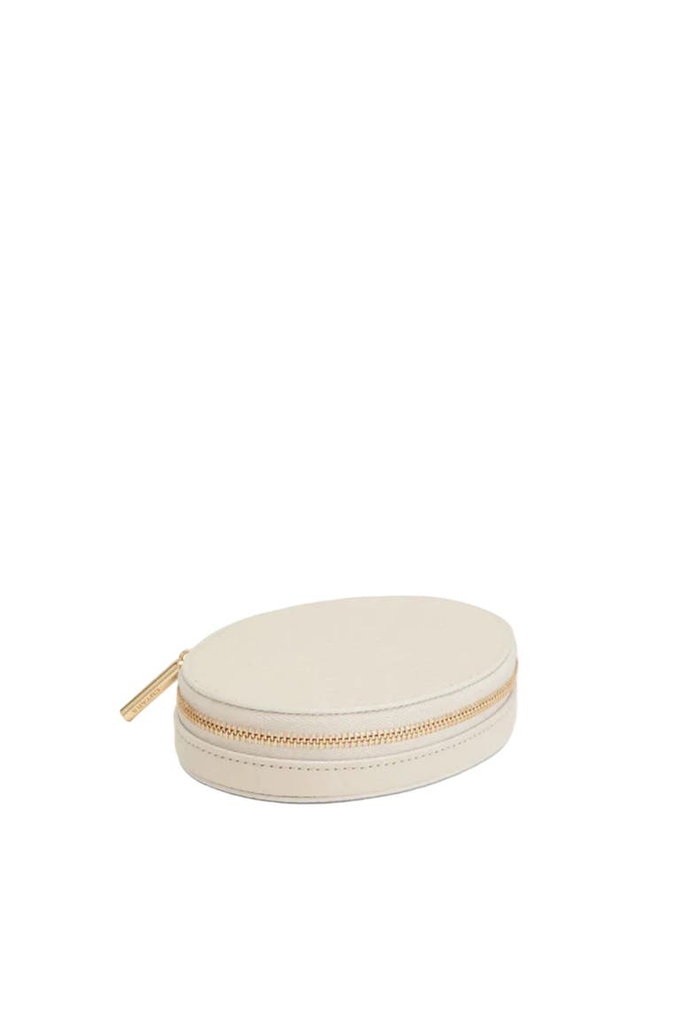 Travel Jewelry Case, Main, color, Ecru