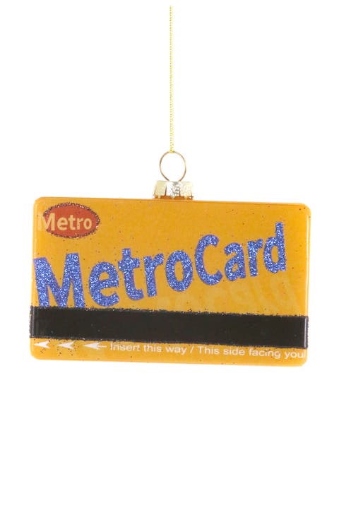 MetroCard Christmas Ornament