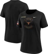 Nike Women's Nike Black Texas Longhorns 2025 Military Appreciation Dri-FIT T-Shirt