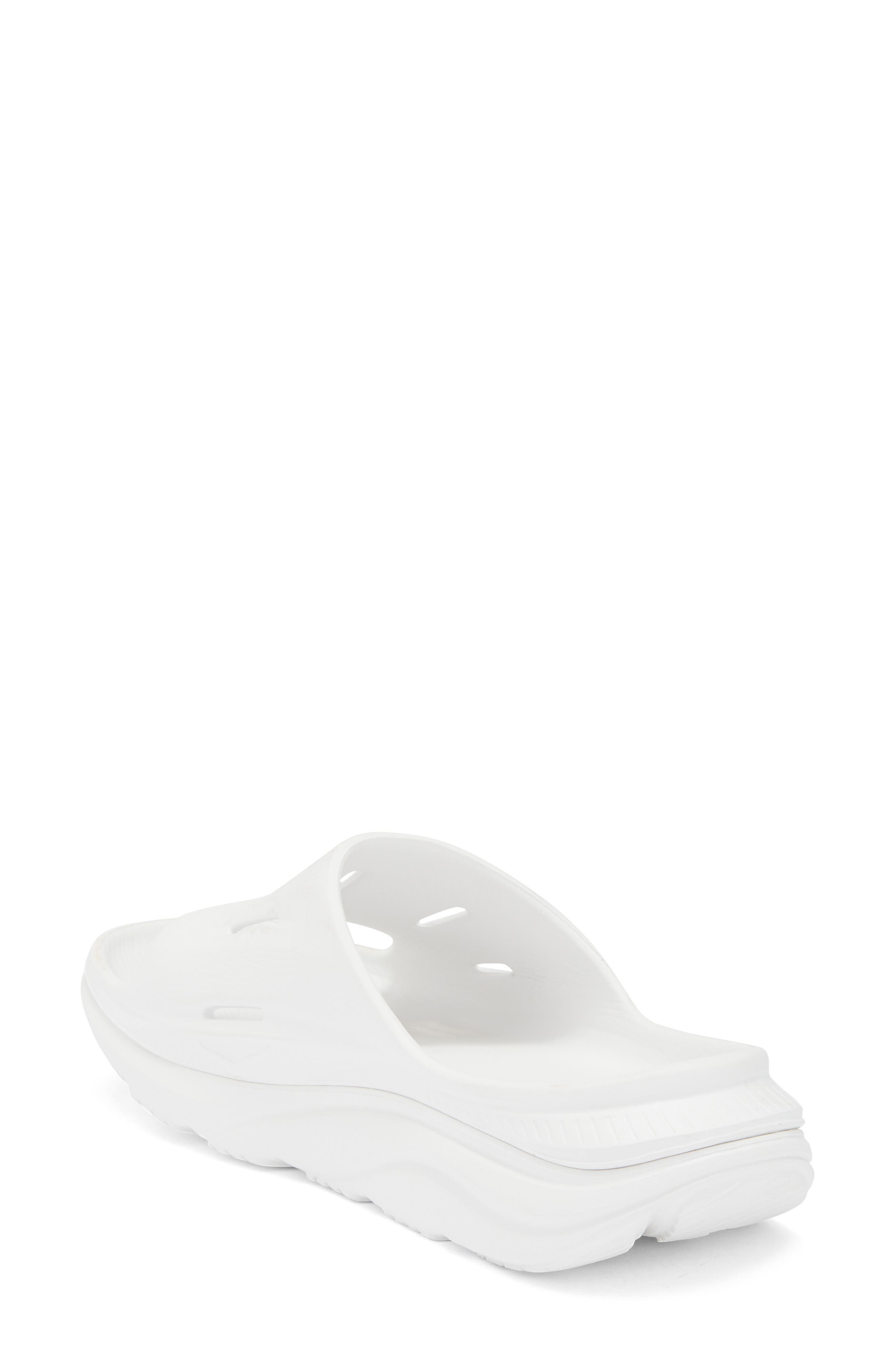 HOKA Ora Recovery Slide 3 Sandal, Alternate, color, White / White