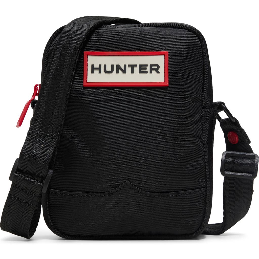 Hunter Transfer Crossbody Bag In Black