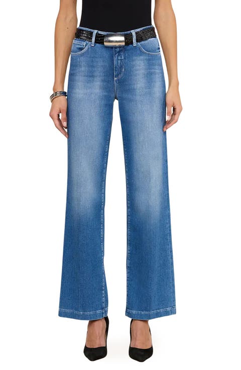Scottie High Waist Wide Leg Jeans