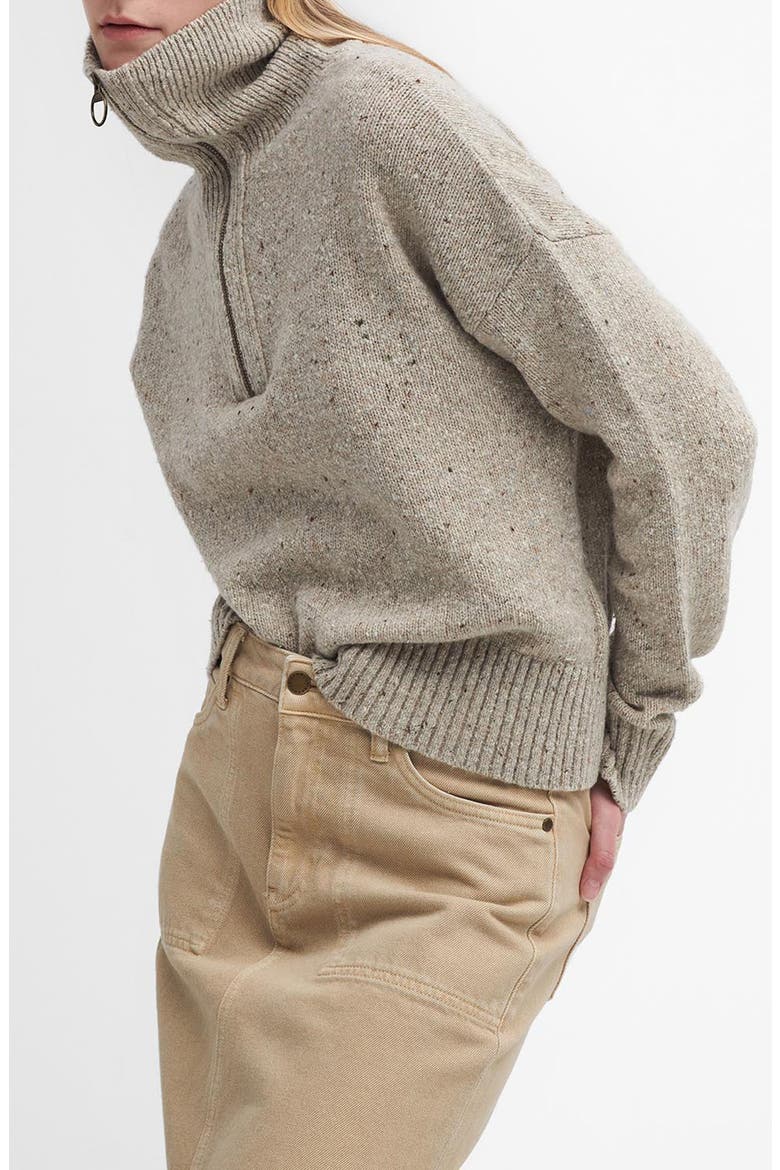 Lavensdale Half-Zip Sweater, Alternate, color, OATMEAL