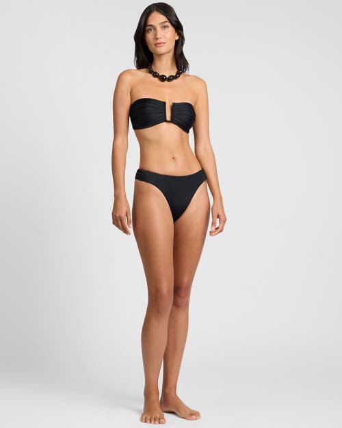 Onia Isla Bikini Top In Black