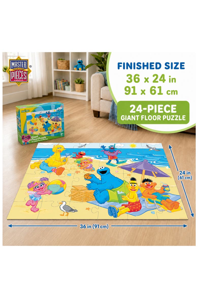 Fun in The Sun 24pc Floor Puzzle, Alternate, color, Multicolor