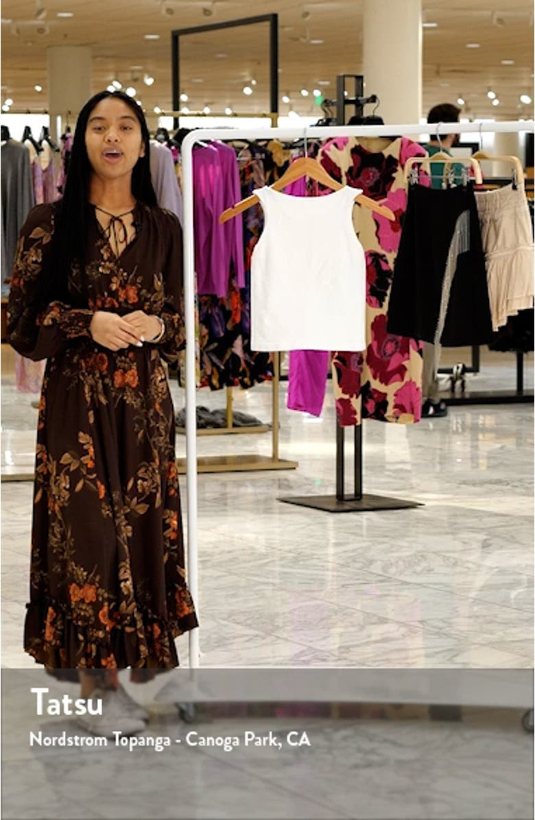 Clean Lines Crop Tank, sales video thumbnail