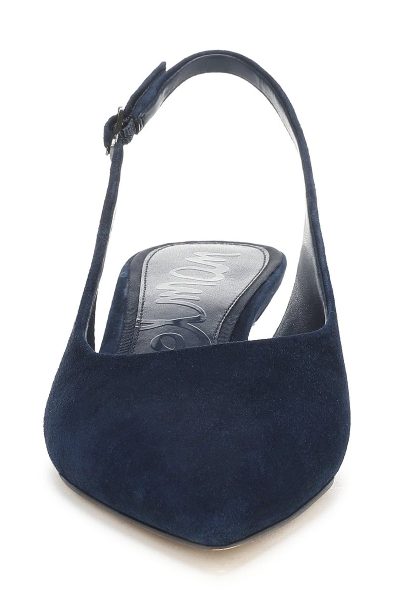 Finch Slingback Pointed Toe Pump, Alternate, color, OASIS NAVY