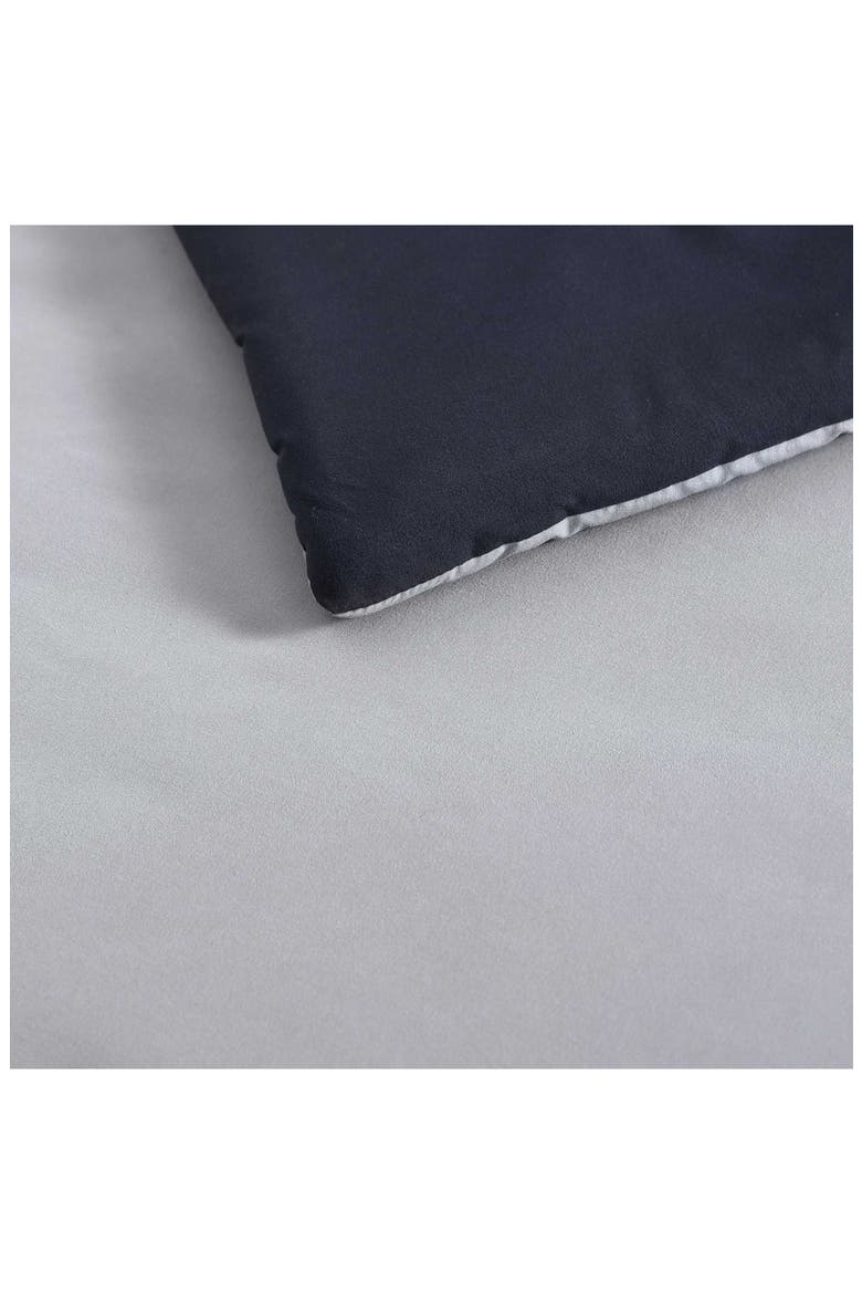 Hayes Microfiber Comforter Set, Alternate, color, MEDIUM / DARK GREY