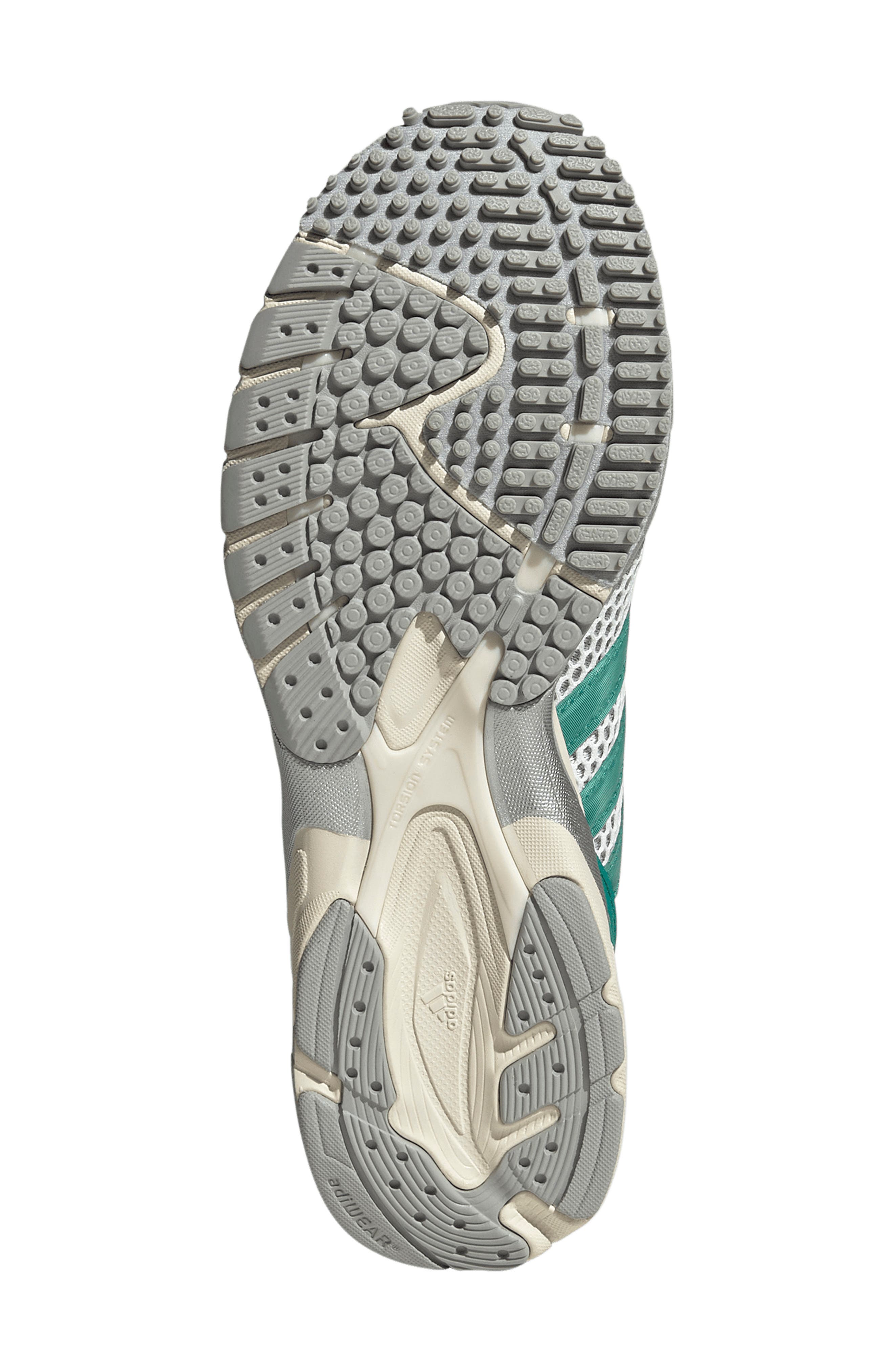 Adizero Adios OG Sneaker, Alternate, color, SILVER/ BLACK/ POWER GREEN