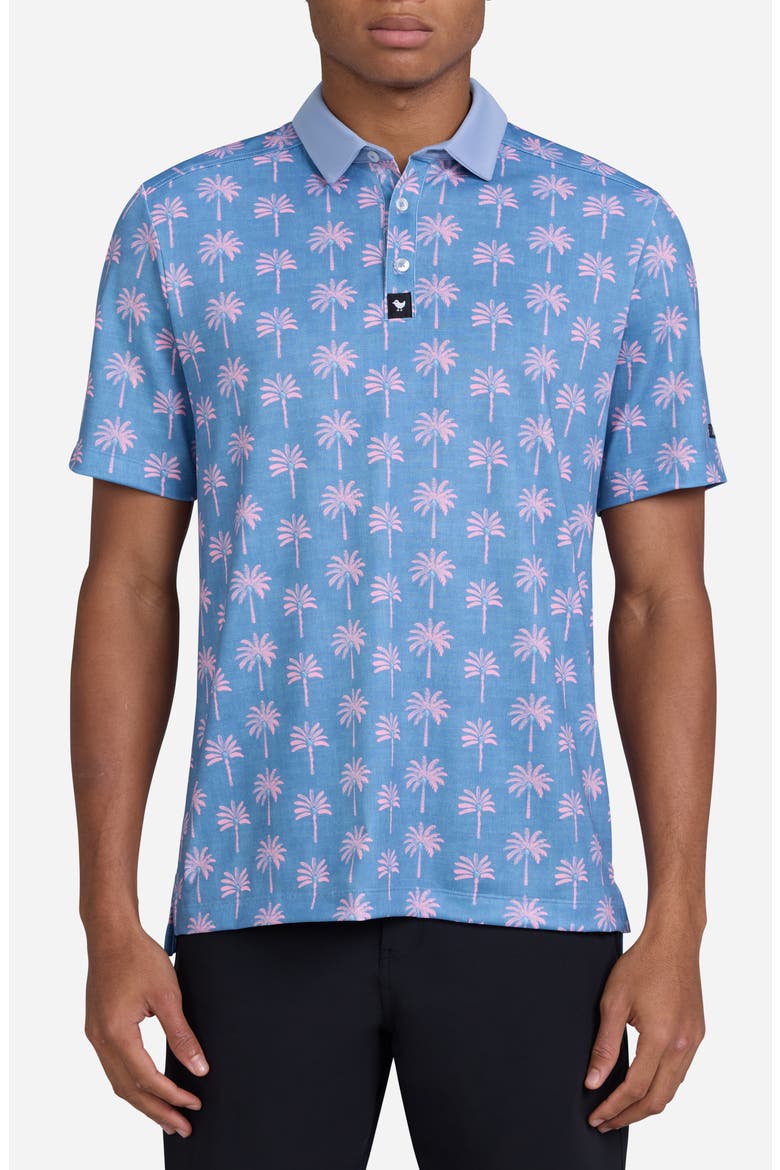 Piqué Performance Golf Polo, Main, color, HAVANA