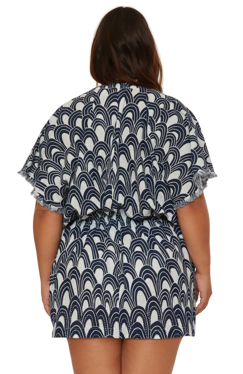 Trina Turk Arches Cotton Cover-Up Tunic, Alternate, color, 