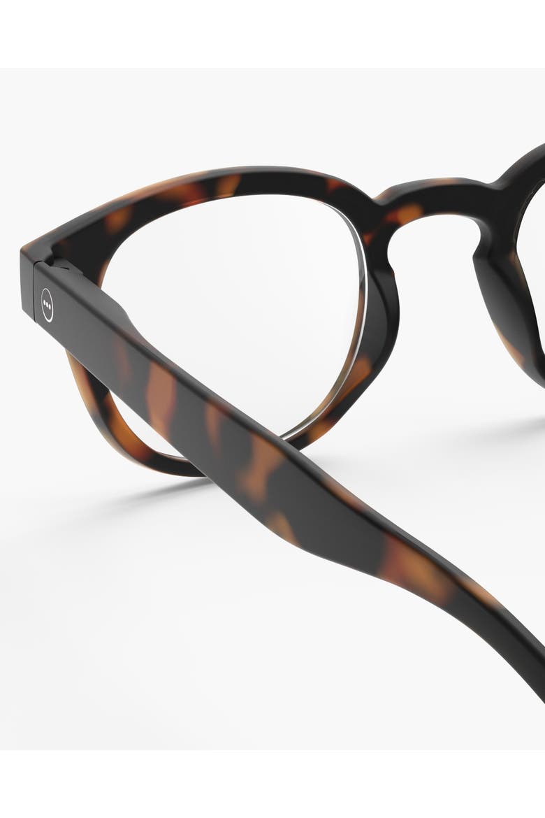 #C 49mm Square Reading Glasses, Alternate, color, Tortoise