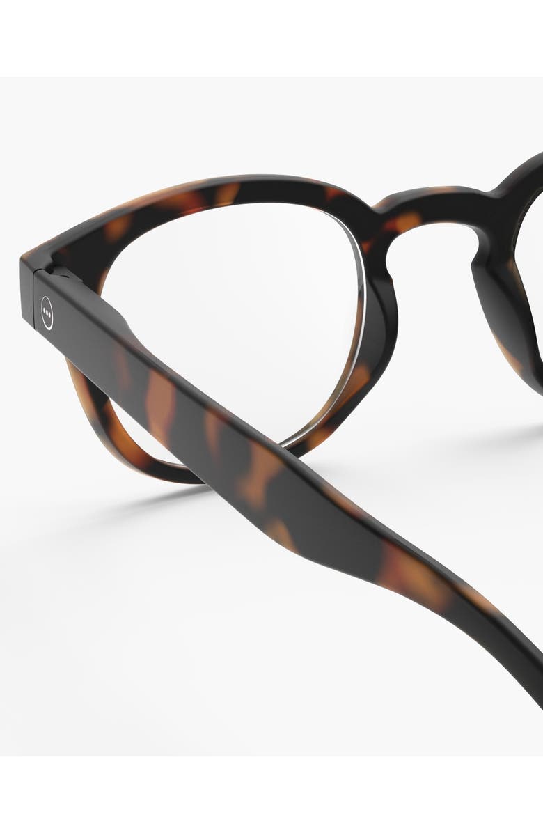 IZIPIZI #C 49mm Square Reading Glasses, Alternate, color, Tortoise
