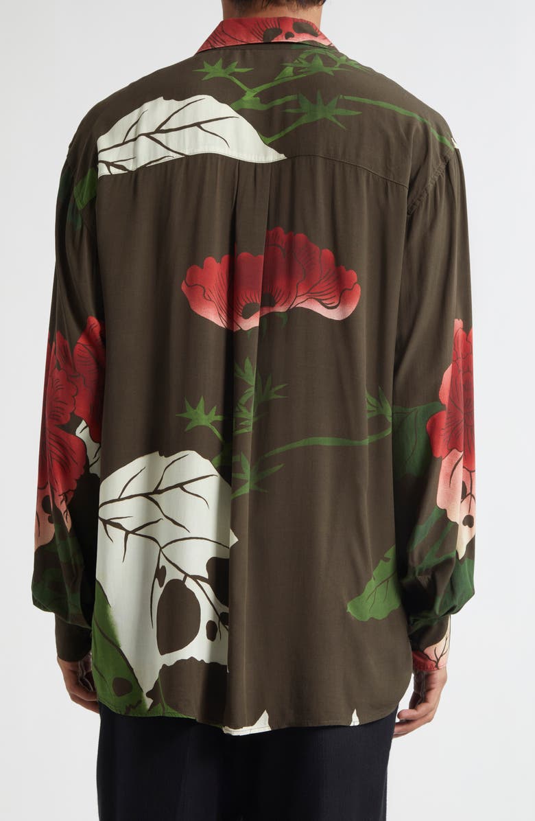 OUR LEGACY Above Hell of Ween Print Button-Up Shirt, Alternate, color, Hell Of Ween Print