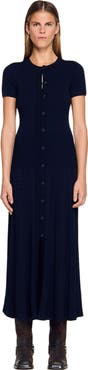 SANDRO Knit maxi dress