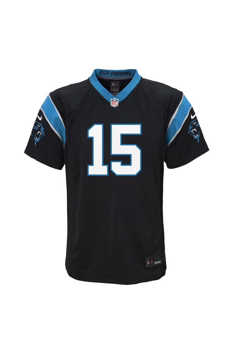 Nike Youth Nike Jimmy Horn Jr. Black Carolina Panthers Team Game Jersey, Alternate, color, Black