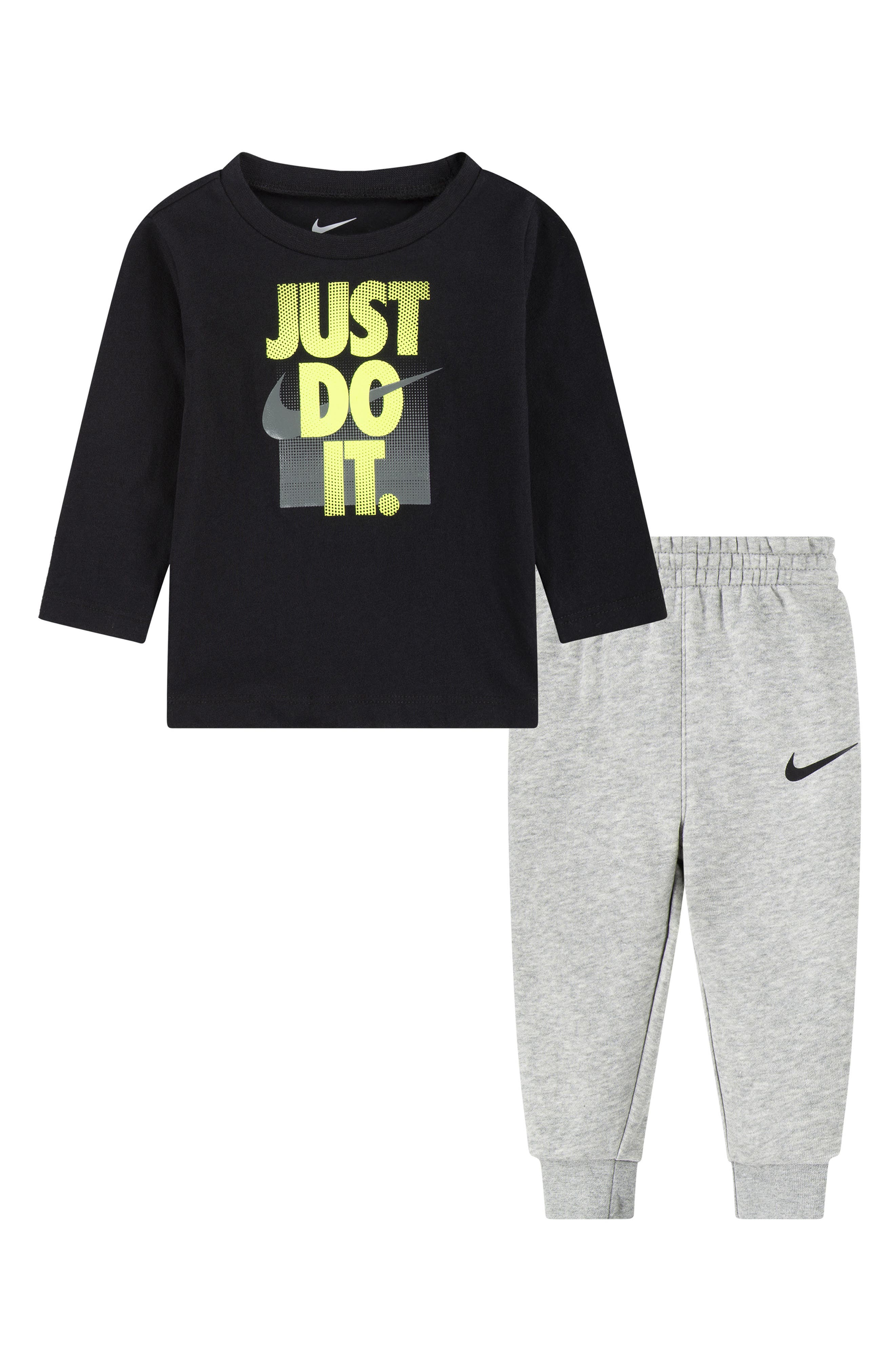 Nike Just Do It Graphic T-Shirt & Pants Set