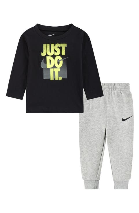 Just Do It Graphic T-Shirt & Pants Set (Baby)