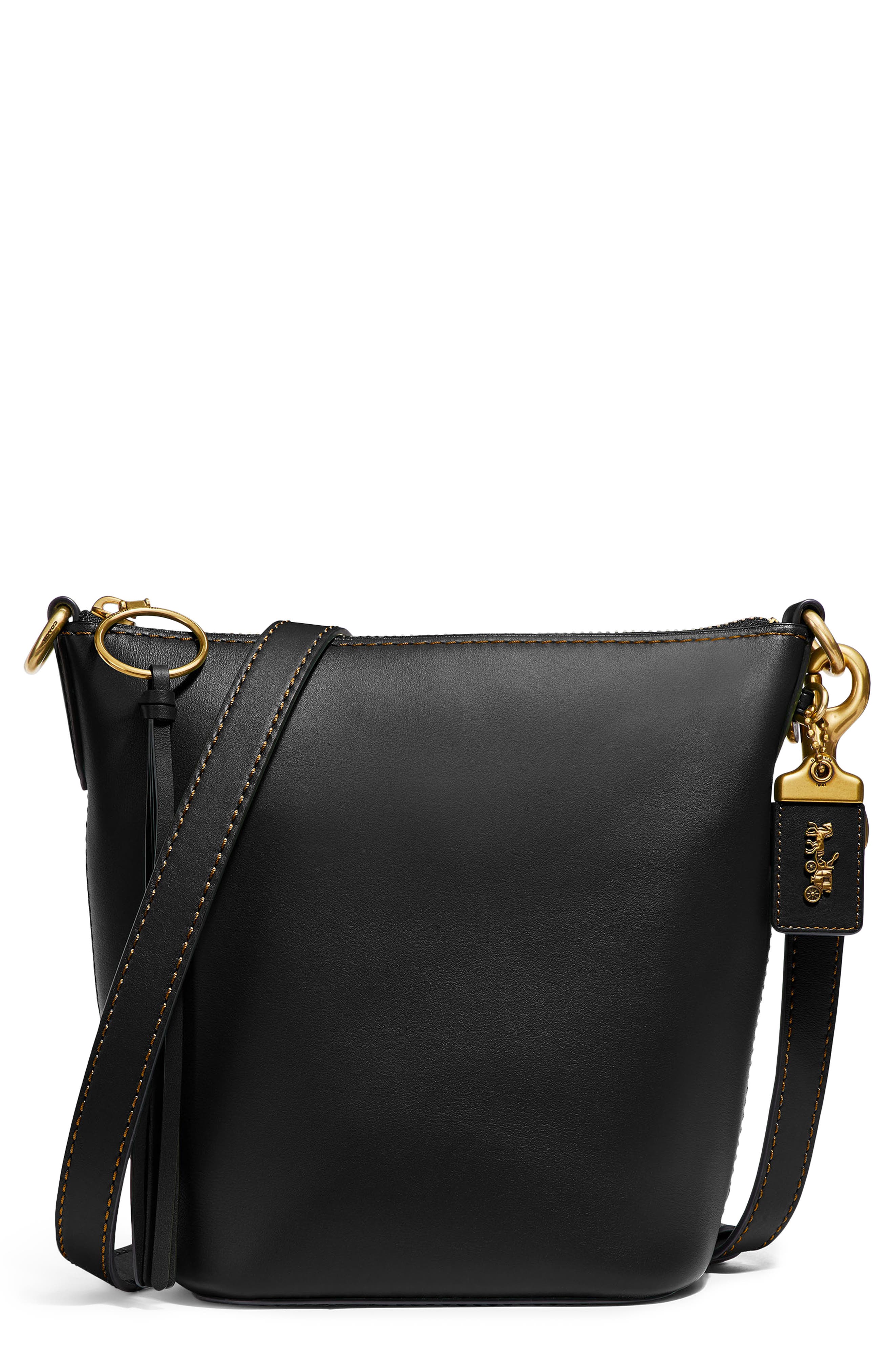 COACH Archival 20 Duffle Leather Shoulder Bag, Main, color, 