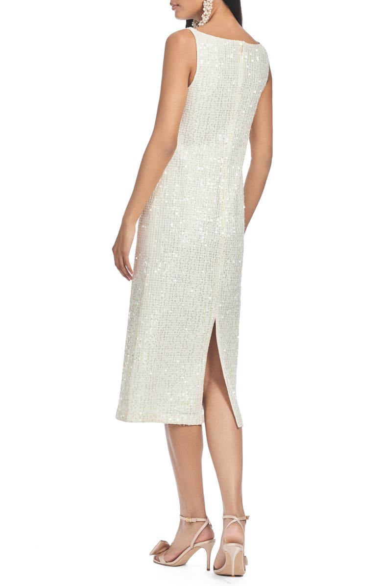 Sachin & Babi Eden Sequin Midi Dress, Alternate, color, Moonlight