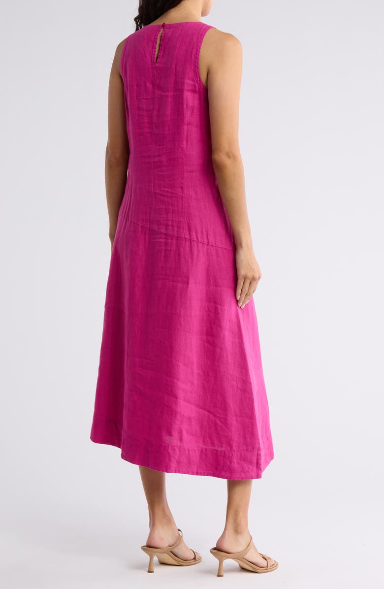 Lulie Asymmetric Linen Dress