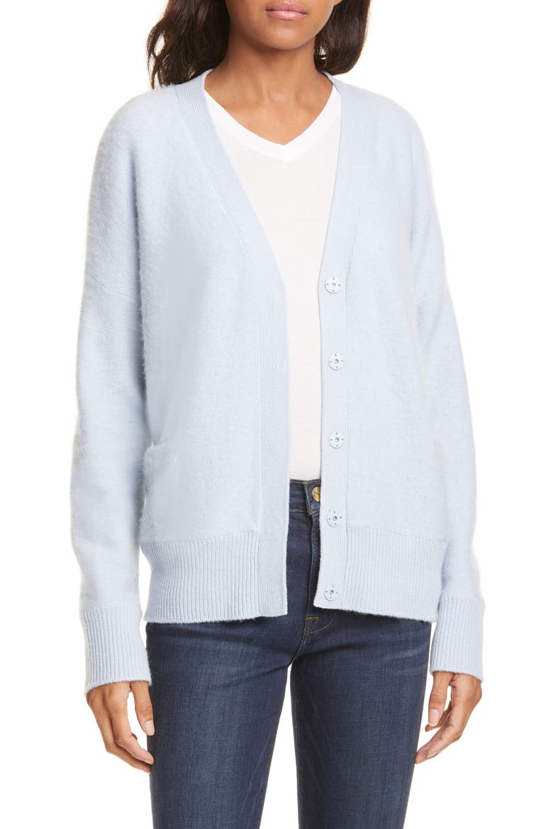 Cashmere Cardigan, Main, color, BLUE SKYWAY