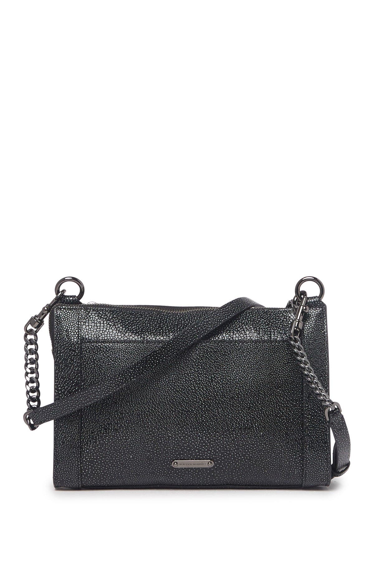 M.A.B. Leather Bag, Main, color, ANTHRACITE