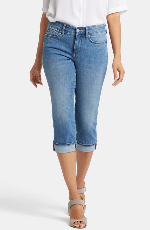 Nydj Marilyn High Rise Cropped Cuffed Jeans In Water Canyon